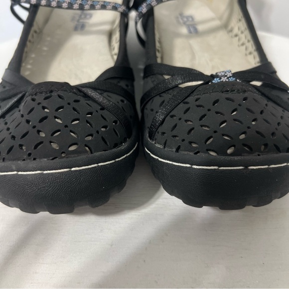 JBU By Jambu Black Floral Outerwear Hiking Gorpcore Hiking Maryjane Shoes 6.5 - Picture 2 of 16